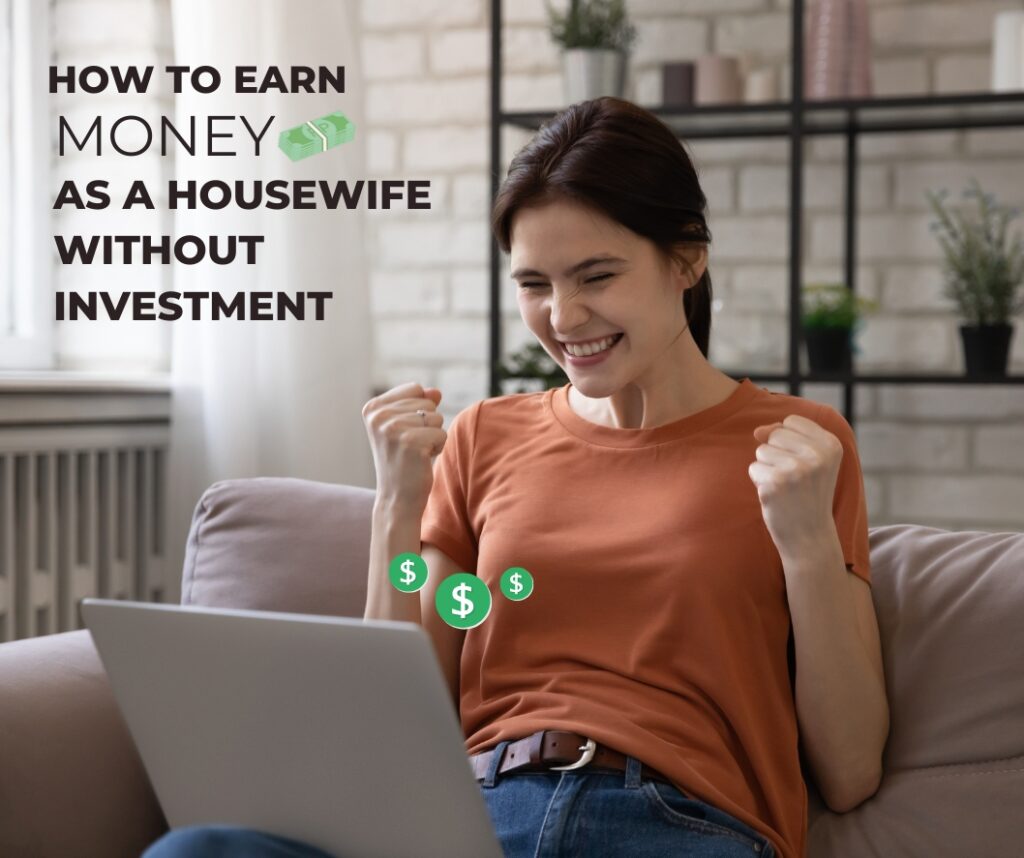 How to earn money as a housewife without investment